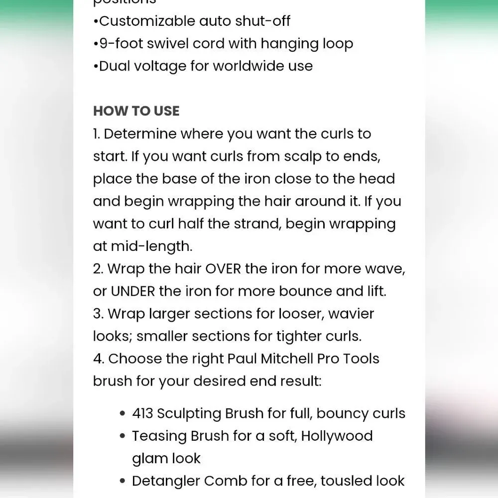 Paul Mitchell Neuro Angle 1
